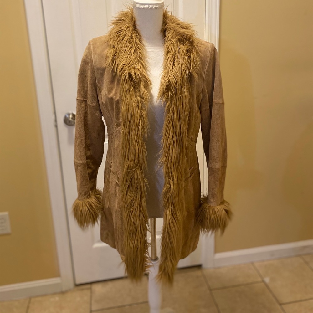 Genuine leather coat